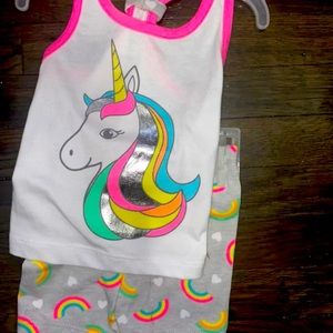 Baby girl 18M short set